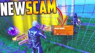 NEW SCAM The Soccer Goal Scam BEWARE Scammer Gets Exposed In Fortnite Save The World [upl. by Odnanreh491]