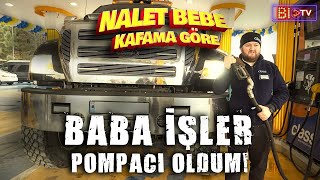 BABA İŞLER BENZİN İSTASYONUNDA POMPACI OLDUM  NALET BEBE İLE KAFAMA GÖRE [upl. by Attiuqaj]