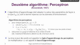 Intelligence Artificielle 124  Apprentissage automatique  perceptron [upl. by Adlai250]