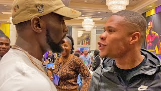 The moment when Terence Crawford STEPPED to Devin Haney amp SIZED HIM UP Did he intimidate him [upl. by Ludewig]