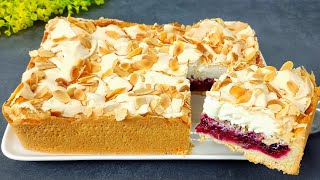 Mit diesem Kuchen werden Sie alle Arten von Kuchen vergessen Einfaches und leckeres Rezept [upl. by Eilsew]