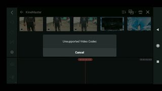 Unsupported codec in kinemaster problem fix [upl. by Pallua]