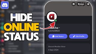 How to Hide Your Online Status on Discord  Quick Tutorial [upl. by Castor699]