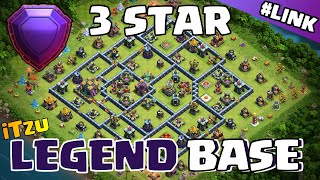 NEW iTzu Legend Base RH14  3 Star iTzu BASE baselink  3 Sterne  Clash of Clans [upl. by Laurene]