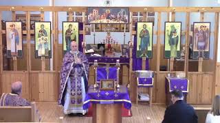 10Apr22  Divine Liturgy Sunday of St Mary of Egypt [upl. by Eyssej]