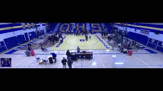 Queensbury vs hudson falls Boys Varsity Wrestling [upl. by Noreht]