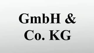 GmbH amp Co KG [upl. by Ahseal]