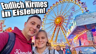 Riesige Kirmes Attraktionen in Eisleben  Oktoberspektakel 2021  Vlog 268 [upl. by Gene]