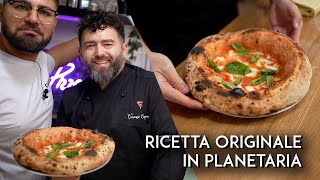 PIZZA NAPOLETANA CONTEMPORANEA con biga AD ALTA IDRATAZIONE IN PLANETARIA di capuanovincenzo​ [upl. by Lizzie965]