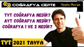 COĞRAFYA 1 VE COĞRAFYA 2 KONULARI NELERDİR TYT COĞRAFYA NEDİR [upl. by Ahsac]