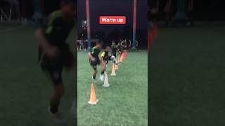 Warm up exercise for football players 💪♨️shorts ytshorts shortfeed soccer football warmup [upl. by Ecikram]