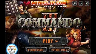 Lets Play Commando 3 Miniclip Normal Difficulty [upl. by Seton]