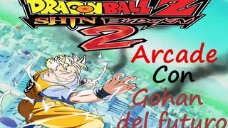 Dragon Ball Shin Budokai 2 PSP  Arcade con Gohan Del Futuro SSJ2 [upl. by Borchert180]