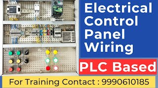 PLC  Electrical Control Panel  Industrial Machine Electrical Panel Wiring and Designing Training [upl. by Evatsug]