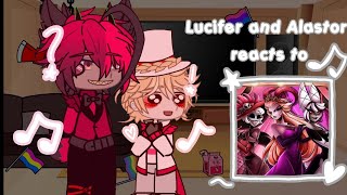 Lucifer and Alastor reacts to Hells greatest mom  Original video is from MilkyyMelodies [upl. by Sirovat305]