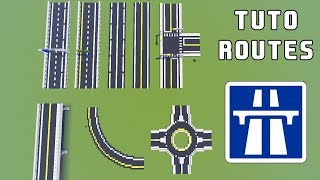 Tuto Minecraft  Routes Courbes  Autoroutes  RondPoints ETC [upl. by Navak]