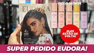 PROMOÇÕES IMPERDÍVEIS EUDORA CICLO 152024  LANÇAMENTO DOS BODY SPRAY EUDORA [upl. by Idnac]