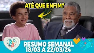 A Infância de Romeu e Julieta Resumo semanal de 1802 a 220224 Leandro aceita Téo como neto [upl. by Okramed]