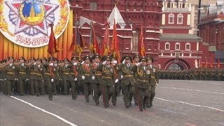 HD Russian Army Parade Victory Day 2005 Парад Победы [upl. by Ynnig]