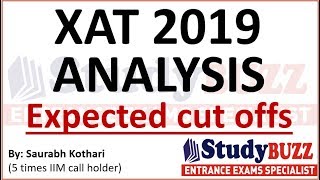 XAT 2019 analysis  Expected cutoff  Individual college cutoff through XAT [upl. by Ariaj]