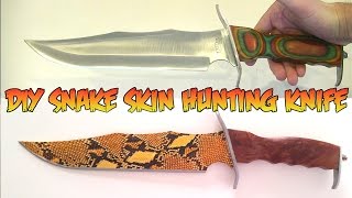 HydroGraphics  Water Transfer Printing  Custom Hunting Knife  MyDipKitStorecom [upl. by Ayle625]