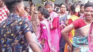 santali bapla video  সান্তালি বিয়ে বাড়ির নাচ  santali Orchestra video [upl. by Dumanian]