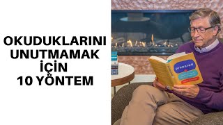 OKUDUKLARINI UNUTMAMAK İÇİN 10 YÖNTEM [upl. by Cindra]