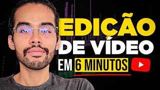 Ficou mais fácil editar vídeos para o YouTube em 2024 Aprenda em 6 minutos [upl. by Anisor]