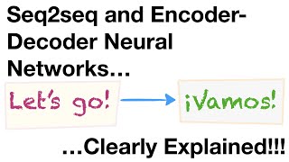 SequencetoSequence seq2seq EncoderDecoder Neural Networks Clearly Explained [upl. by Nawak]