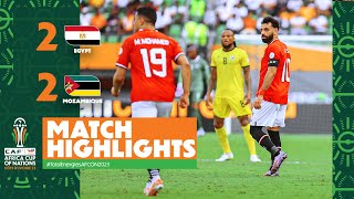 HIGHLIGHTS  Egypt vs Mozambique  ملخص مباراة مصر وموزمبيق 22 TotalEnergiesAFCON2023 [upl. by Hgeilyak90]