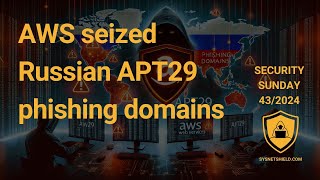 AWS Seizes Phishing Domains of Russian APT29 [upl. by Asenej]