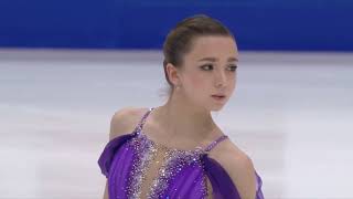 【女子ショートプログラム】史上最高得点：9045点｜カミラ・ワリエワロシア｜2022年1月13日｜欧州選手権 worldrecord figureskating [upl. by Mikel36]