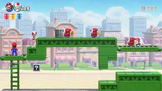 Mario vs Donkey Kong™ demo 2 players gameplay on Nintendo Switch [upl. by Gabie]