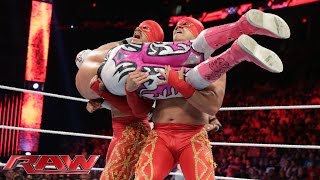 The Lucha Dragons vs Los Matadores Raw – 27 Juli 2015 [upl. by Shep31]