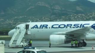 Décollage A320 de laéroport Napoléon bonaparte dAjaccio [upl. by Ahoufe]