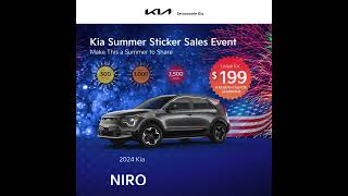 Kia Huge 4th of July Sales Event  Forte Soul Seltos NiroEV Sportage EV6  Serramonte Kia [upl. by Macnamara]