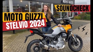 MOTO GUZZI STELVIO 2024  SOUNDCHECK  NOW AT TLM NIJMEGEN [upl. by Dennison457]