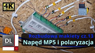 Napęd MP5 i polaryzacja krzyżownicy  Rozbudowa cz13 Makieta Piko H0 DCC PKP [upl. by Parnas747]