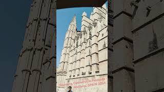 Stunning CATHEDRAL in Palma de Mallorca SPAIN travel motivation viralvideo viralshorts song [upl. by Gilda]