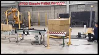 AP60 Simple Pallet Wrapper 簡易裹膜機 [upl. by Ahsiekam]