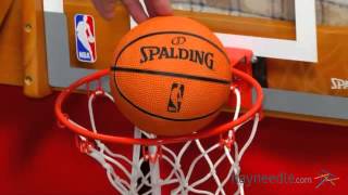 Spalding NBA Slam Jam OverTheDoor Mini Hoop  Product Review Video [upl. by Sillyrama]