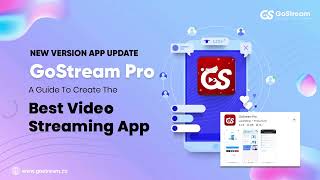 How to use GoStream Pro App create livestream prerecorded video [upl. by Akerahs]