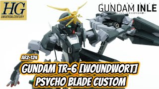 PBandai HG Gundam TR6 Woundwort Psycho Blade Custom Review  AoZ Reboot [upl. by Dnomde889]