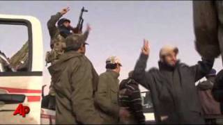 Raw Video Libya Rebels Capture Key Oil Port [upl. by Laroc]