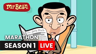 🔴 Mr Bean Cartoon Marathon  Mr Bean Animated Series [upl. by Selda198]