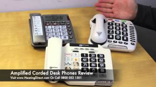 Amplified Corded Desk Phones Review [upl. by Damon]