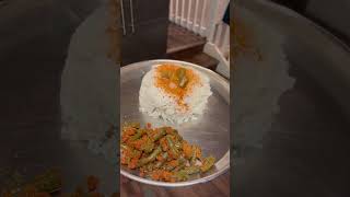 Beans fry and bendakay pulusu cheskunam 😊 usateluguvlogs abroadstudents food [upl. by Uyekawa]