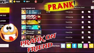 DELETE FRIEND LIST PLAYERS IN MY FRIENDS ID 🤣 [upl. by Seth979]