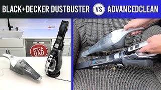 Black  Decker DustBuster AdvancedClean BDH2000L vs QuickClean HNVC215B10 Cordless Handheld Vacuum [upl. by Dituri]