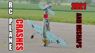 RC PLANE CRASHES amp MISHAPS COMPILATION  1  TBOBBORAP1  2021 [upl. by Auston]